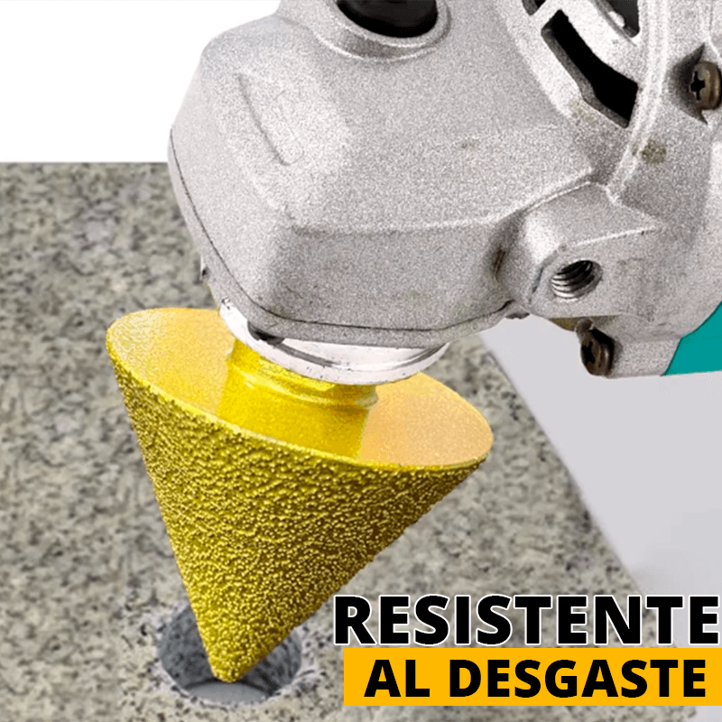 Broca Biseladora de Diamante para Amoladora M10 - Profesional