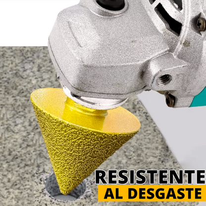 Broca Biseladora de Diamante para Amoladora M10 - Profesional