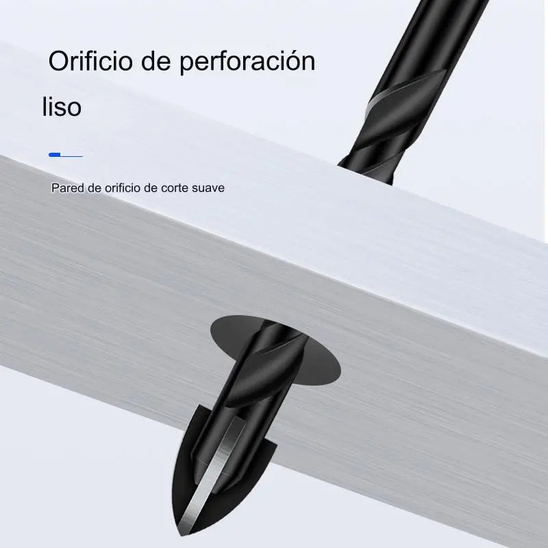 Broca de cuatro filos ultra resistente 🔥【7 piezas/3-12 mm】