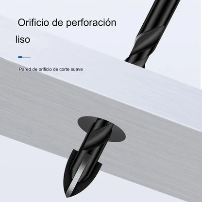 Broca de cuatro filos ultra resistente 🔥【7 piezas/3-12 mm】