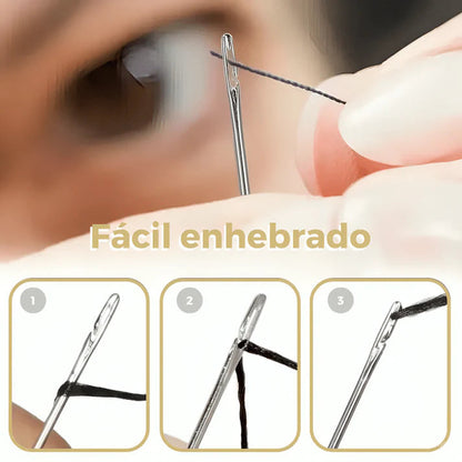 24 Agujas Enhebrado automático (+2 cajas de madera)