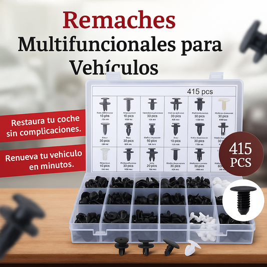 ¡Mega Pack 240X! Remaches Multifuncionales para Vehículos 🚗