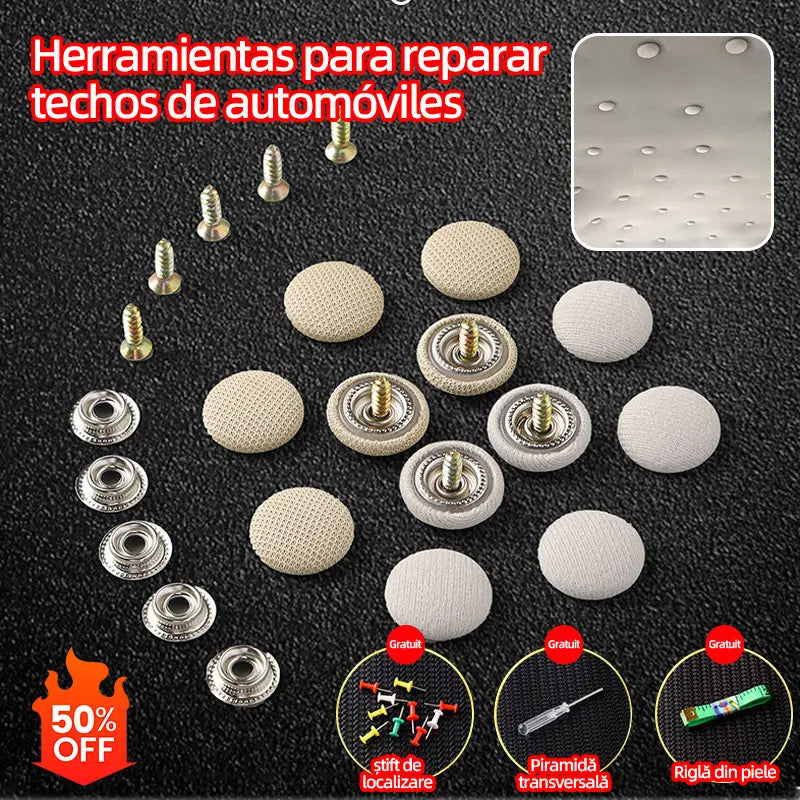 FixRoof Pro Kit - Reparación de techos de coche fácil y sin desmontaje