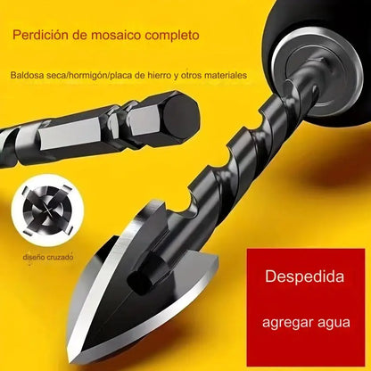 Broca de cuatro filos ultra resistente 🔥【7 piezas/3-12 mm】